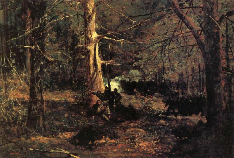 Winslow Homer A Skirmish in the Wilderness